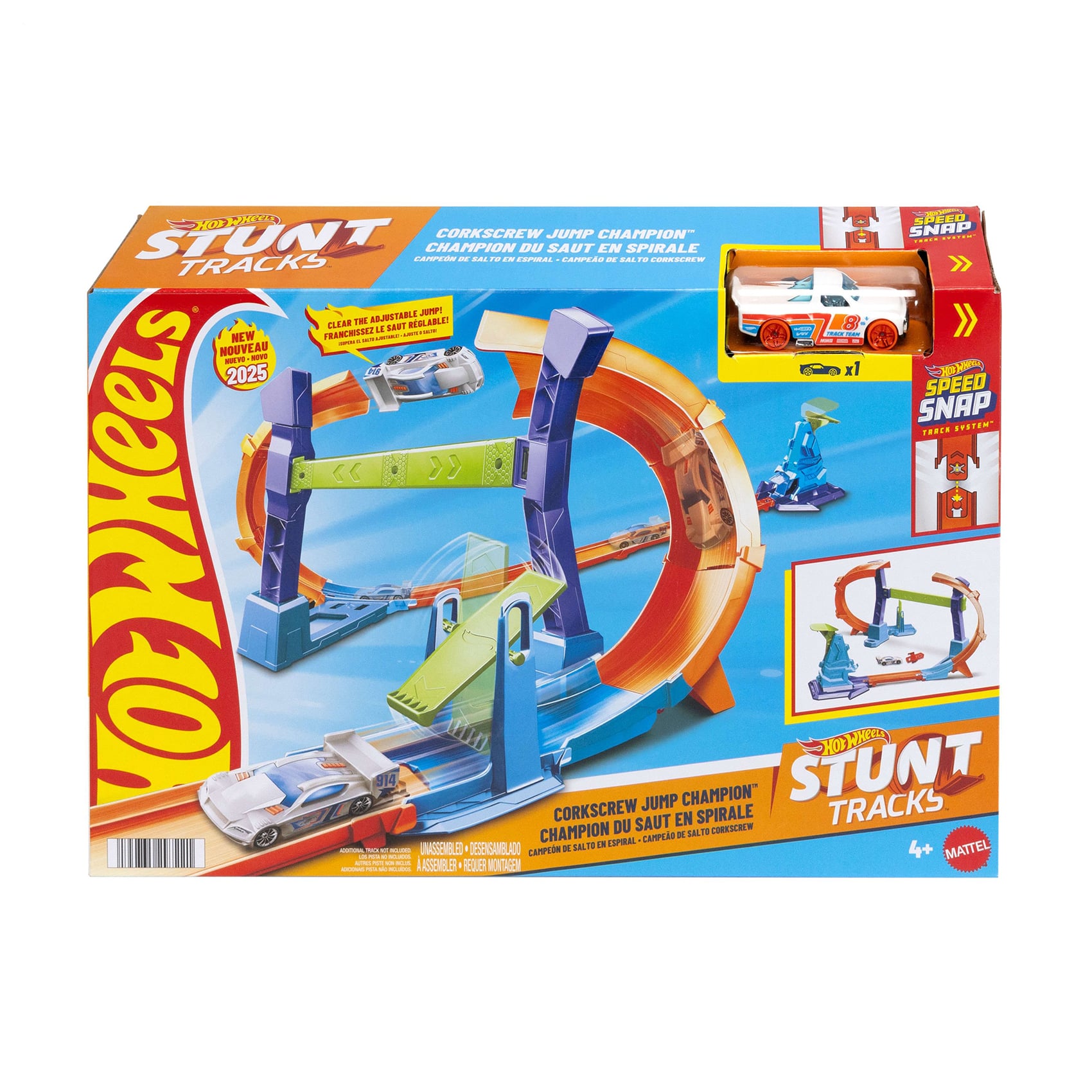 Ігровий набір Hot Wheels Чемпіон неймовірних стрибків, від 4 років, 25.8*38.2*7.8 см (JFH36)