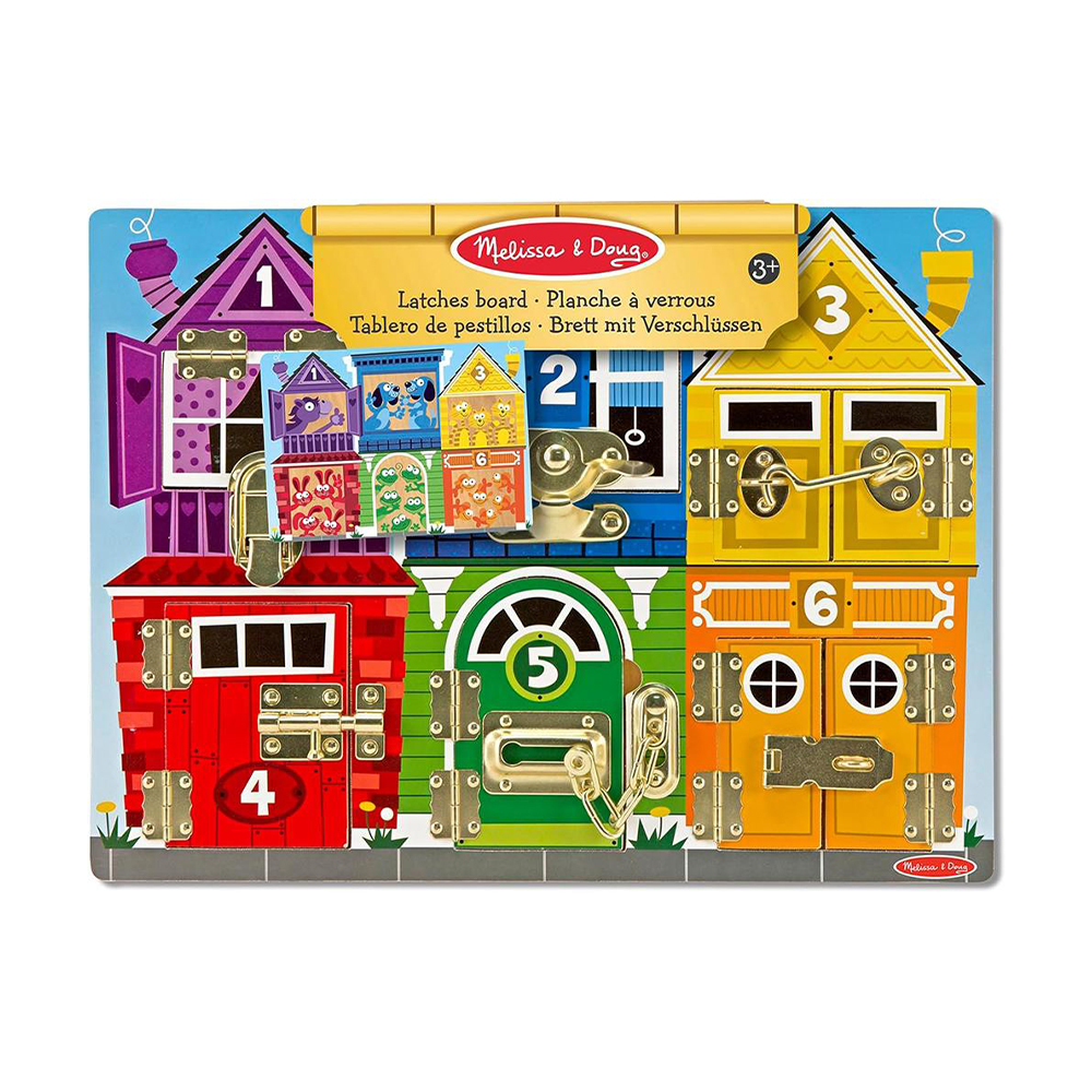 Ігровий набір Melissa &amp; Doug Дерев'яна дошка, із засувками, від 3 років (SM93406/6075185)