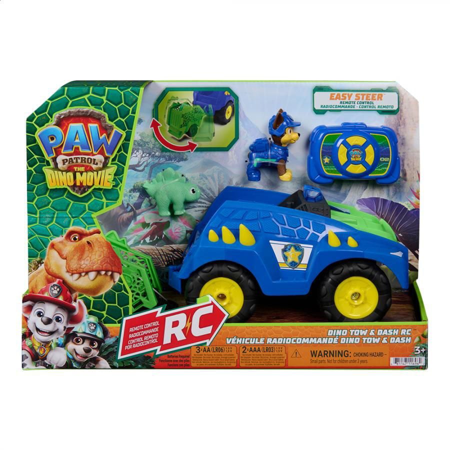 Ігровий набір Paw Patrol Дінокіно: Рятувальний автомобіль-тягач Гонщика, на дистанційному керуванні, від 3 років, 4 предмети (SM97293/6076166)