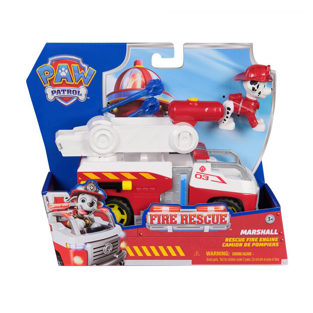 Ігровий набір Paw Patrol Великий рятувальний автомобіль, з водієм Маршал, від 3 років, 4 деталі (SM97236/6072660)