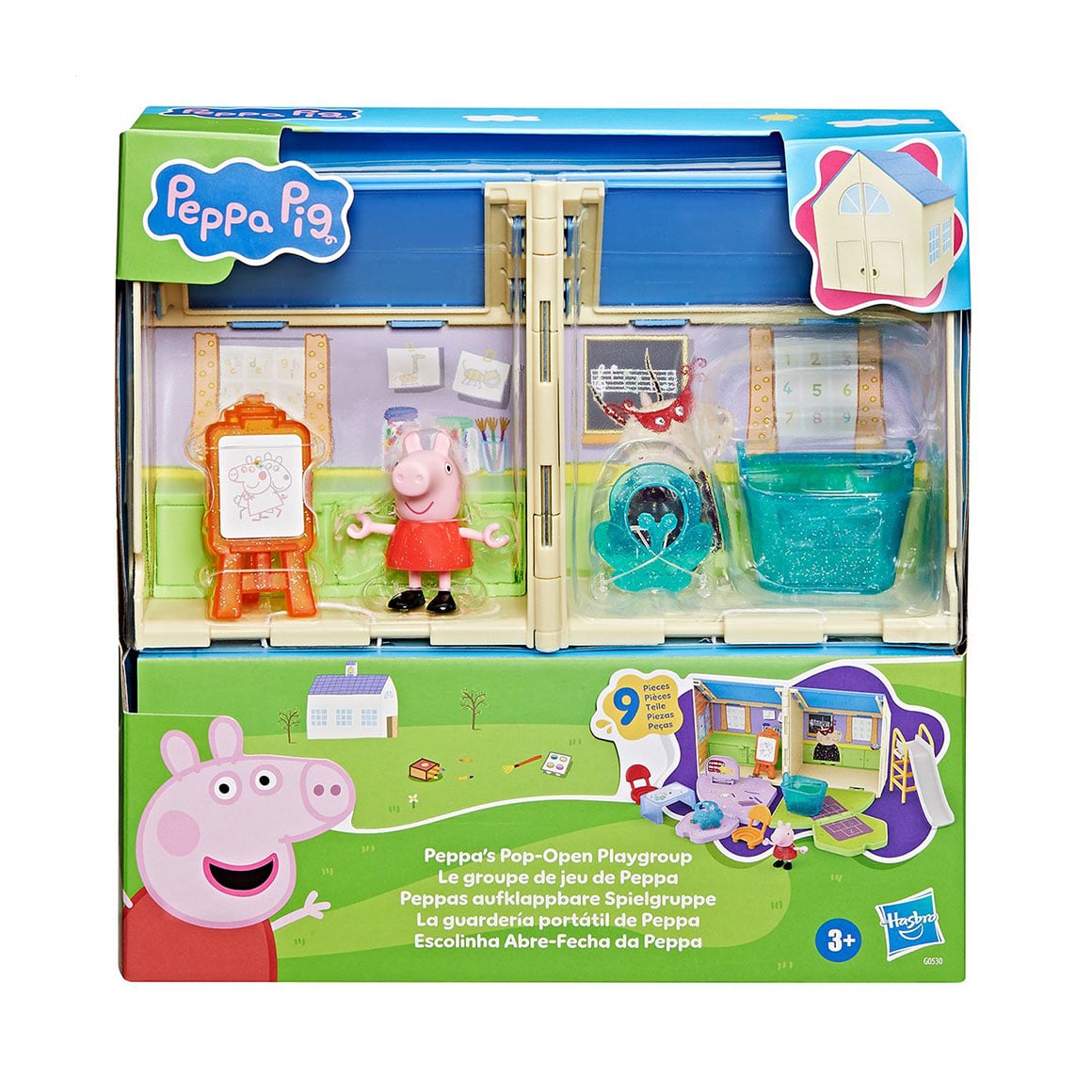 Ігровий набір Peppa Pig Дитячий садок Пеппи, від 3 років, 9 елементів (G0530)