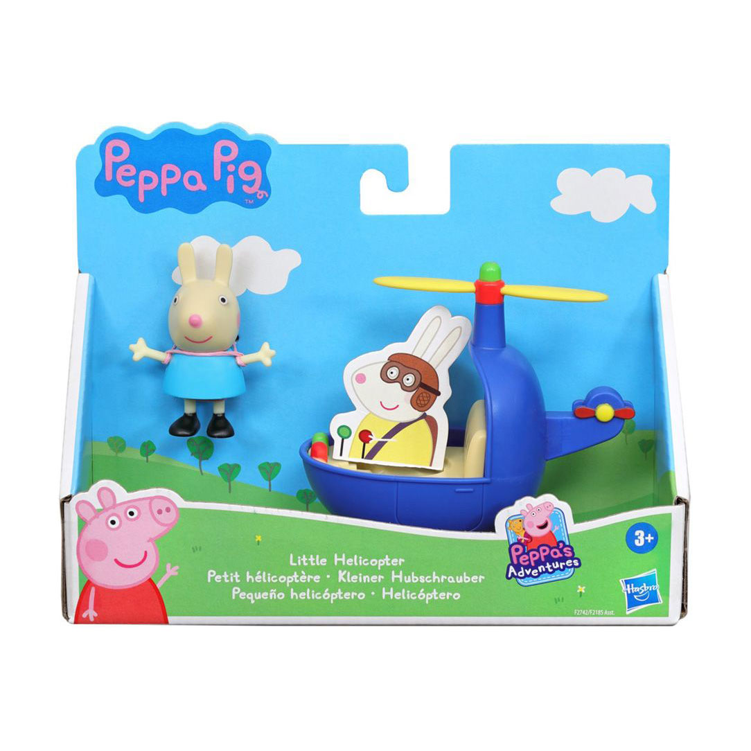 Ігровий набір Peppa Pig Гелікоптер Ребекки (гелікоптер + фігурка Ребекки), від 3 років (F2742)