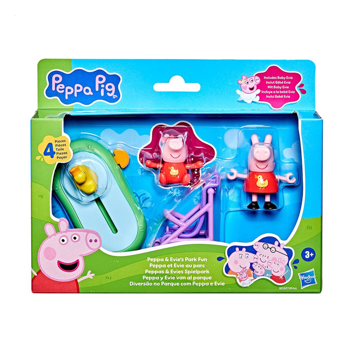 Ігровий набір Peppa Pig Моменти з Пеппою Сестрички на прогулянці, від 3 років, 4 елементи (G0528)