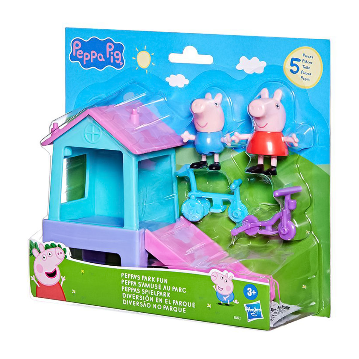 Ігровий набір Peppa Pig Веселощі у парку, від 3 років, 5 елементів (F8872)