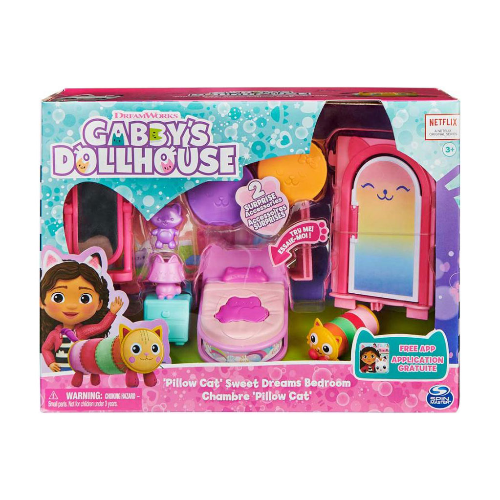 Ігровий набір Spin Master Gabby's Dollhouse Ляльковий будиночок Габбі: Спальна кімната, від 3 років, 19*25.7*8.6 см (SM36203/6062037)