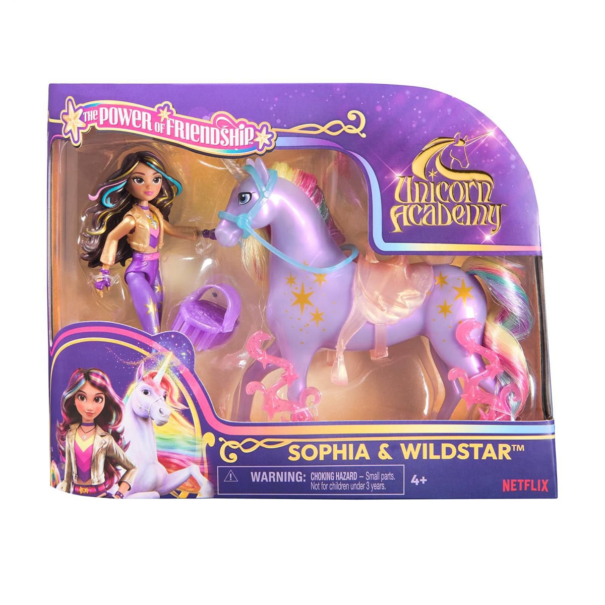Ігровий набір Spin Master Unicorn Academy Академія єдинорогів: лялька Софія з єдинорогом Дика Зірка, від 4 років (SM23203/6072668)