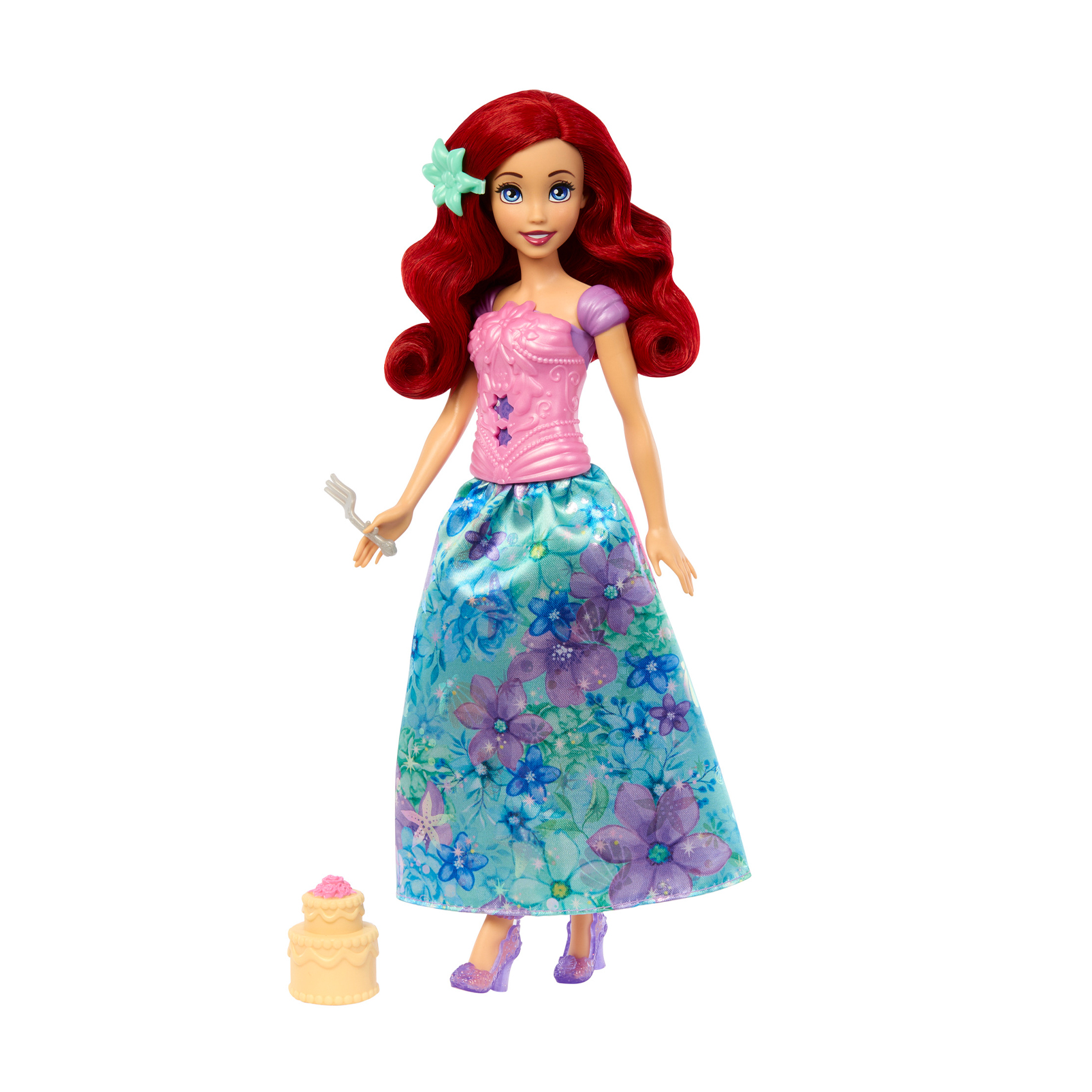 Ігровий набір-сюрприз Disney Princess Крути та прояви Аріель, від 3 років, 31.5*11*10 см, 12 предметів (HTV88)