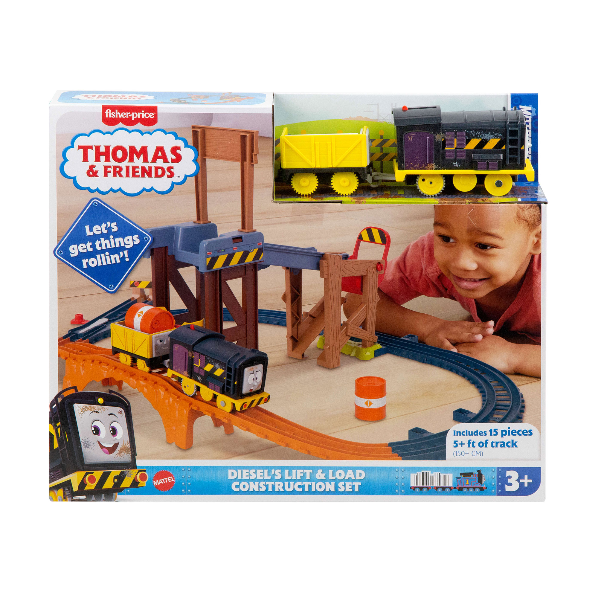 Ігровий набір Thomas &amp; Friends Пригоди Дизеля на будівництві, від 3 років (JBW20)