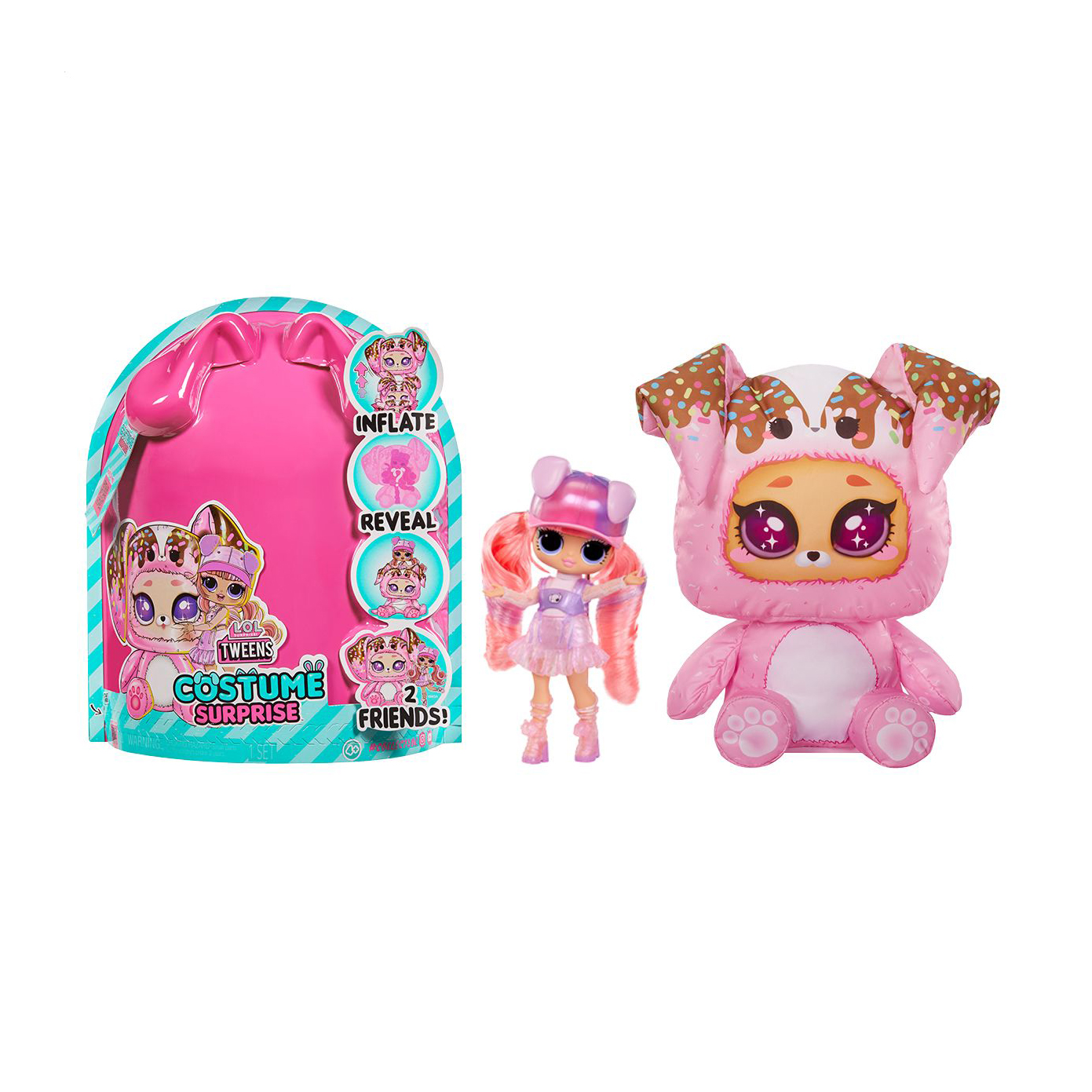 Ігровий набір з лялькою L.O.L. Surprise! серії Tweens Costume Алі Денс, 10*25*30 см, від 4 років, 7 елементів (504146)