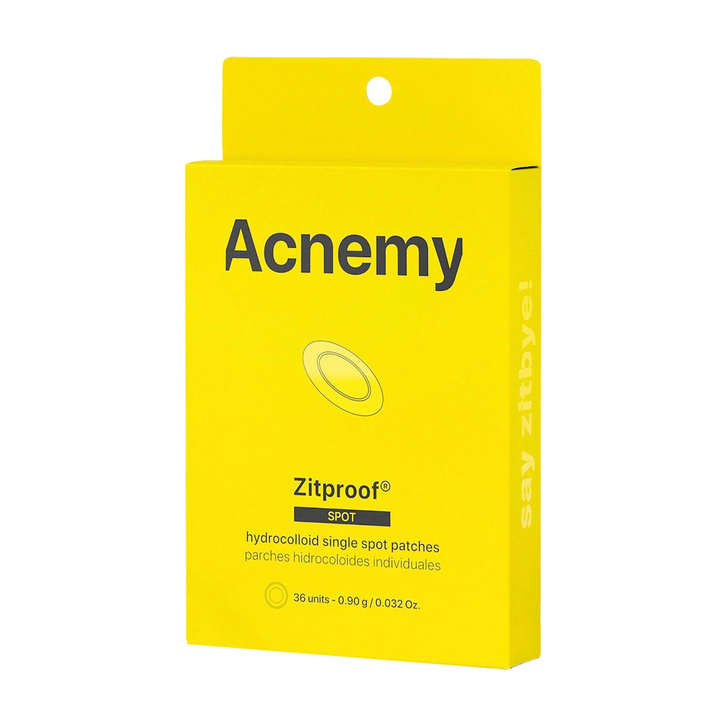 Індивідуальні гідроколоїдні пластирі для обличчя Acnemy Zitproof Spot, 36 шт