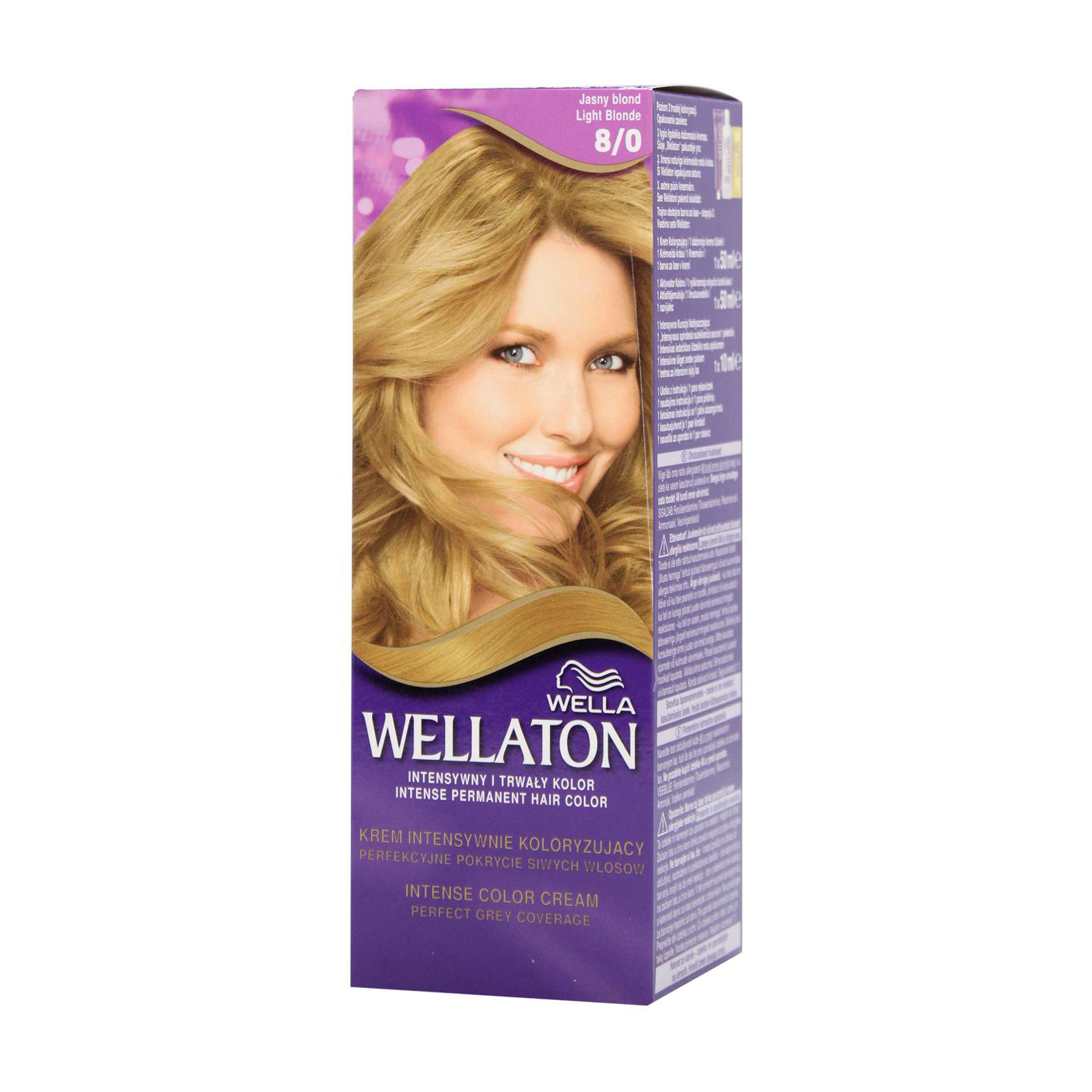 Інтенсивна крем-фарба для волосся WELLA Wellaton Intense Color Cream 8/0 Пісочний, 110 мл
