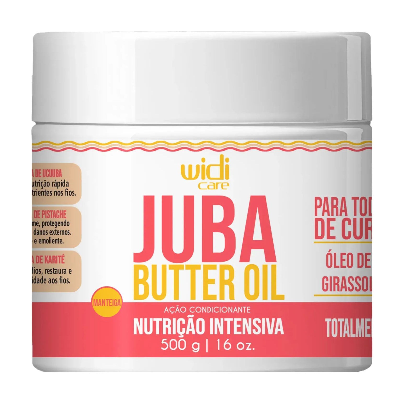 Інтенсивна маска Widi Care Juba Butter Oil для живлення волосся, 500 г