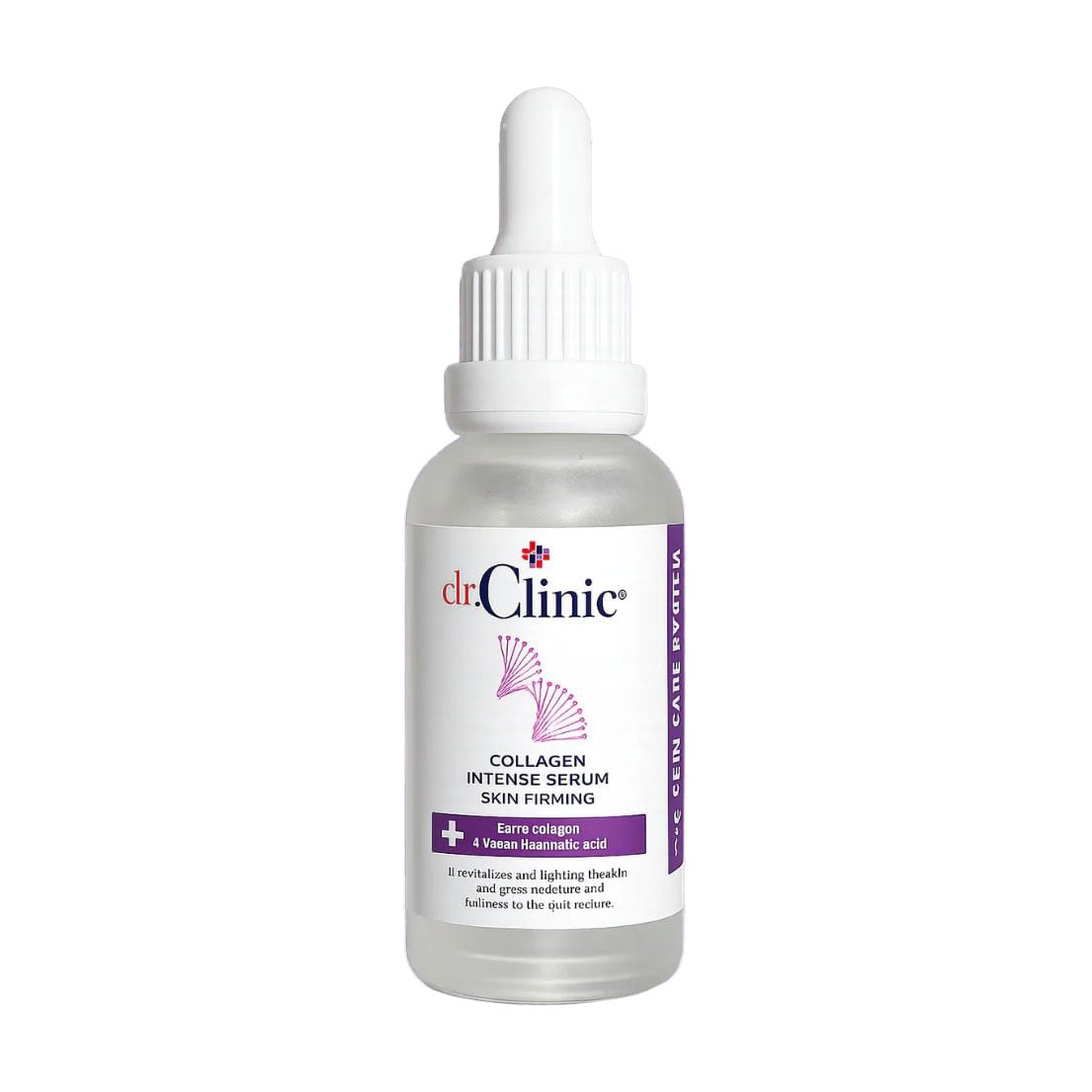 Інтенсивна сироватка для обличчя Dr.Clinic Collagen Intense Serum з колагеном та веганською гіалуроновою кислотою, 30 мл