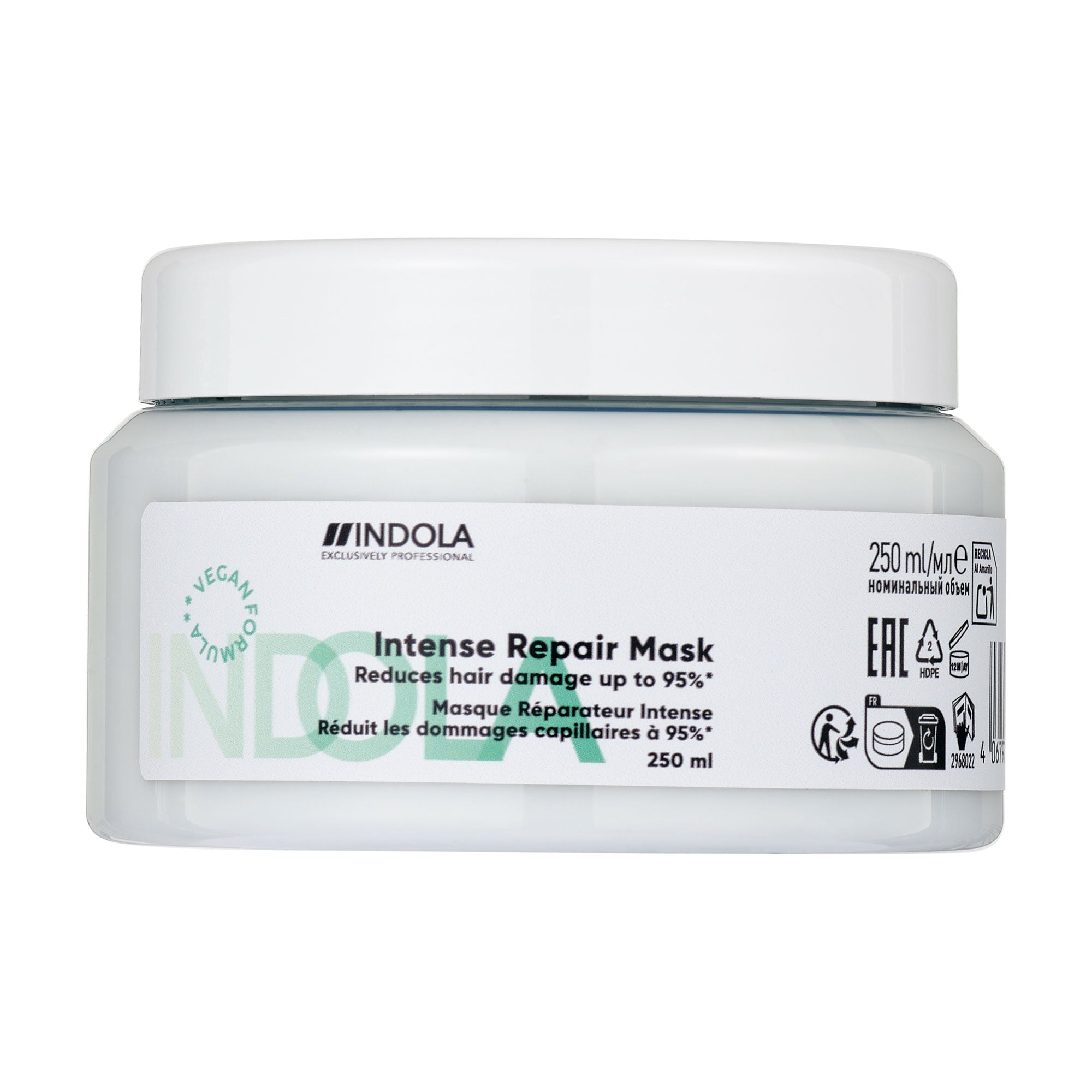 Інтенсивна відновлювальна маска для волосся Indola Intense Repair Mask, 250 мл