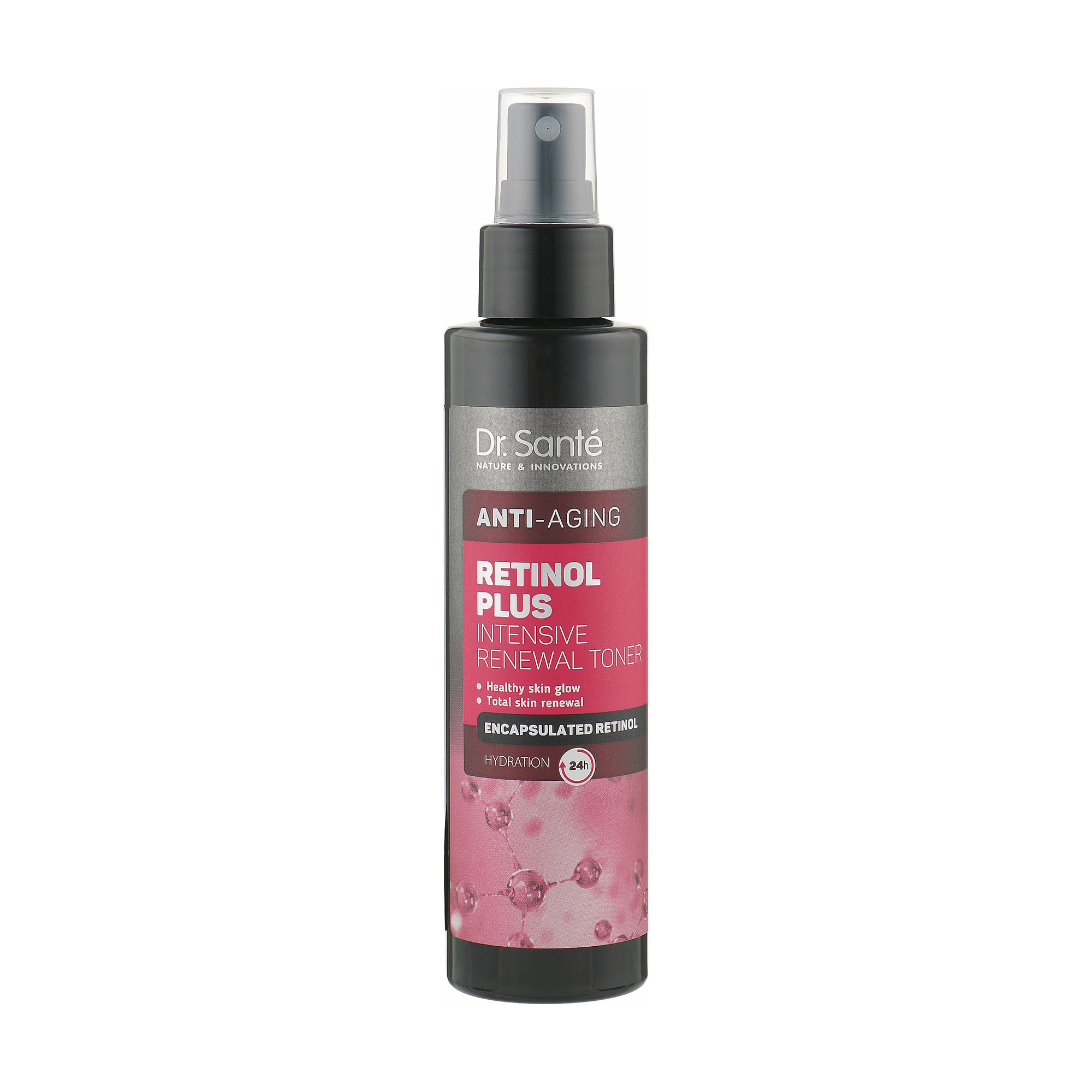 Інтенсивно відновлювальний тонер для обличчя Dr. Sante Retinol Plus Intensive Renewal Toner, 150 мл