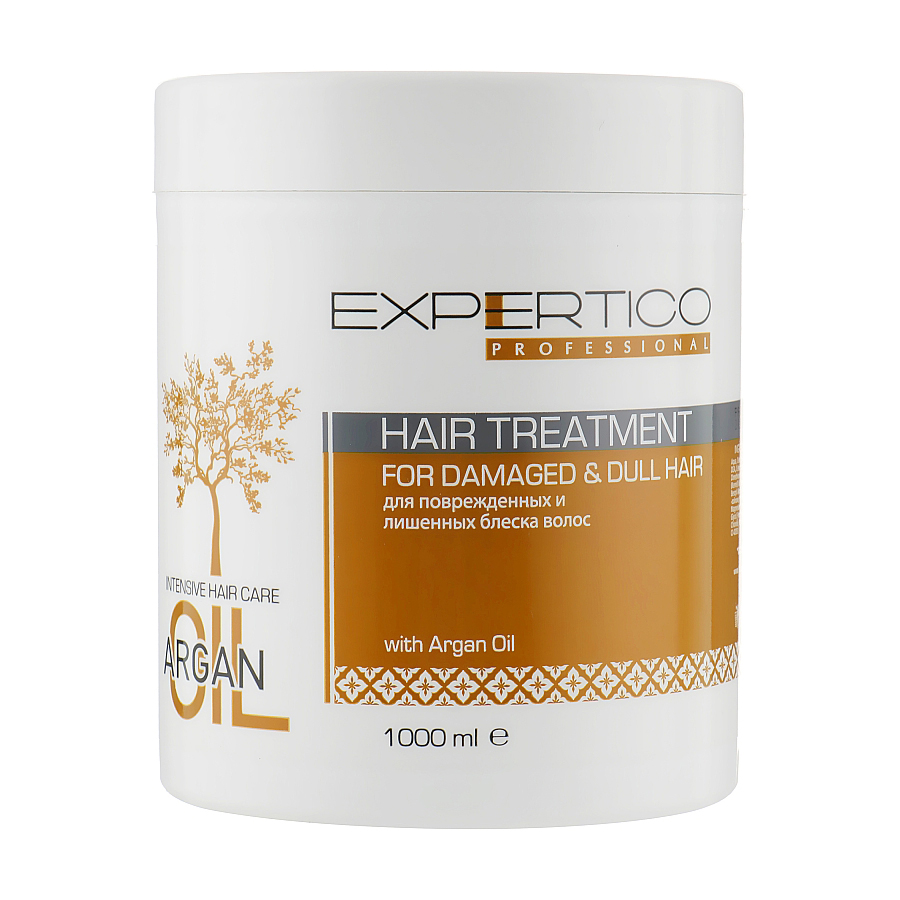 Інтенсивний догляд TICO Professional Expertico Argan Oil Hair Treatment для пошкодженого та позбавленого блиску волосся, 1 л