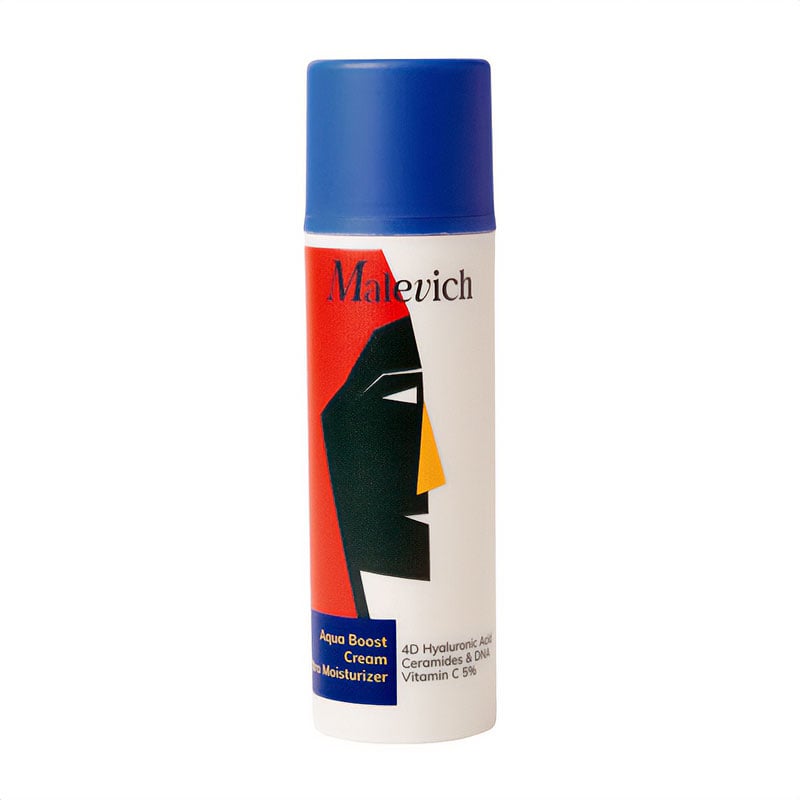 Інтенсивний крем-зволожувач для обличчя Malevich Aqua Boost Cream з церамідами і вітаміном С, 50 мл