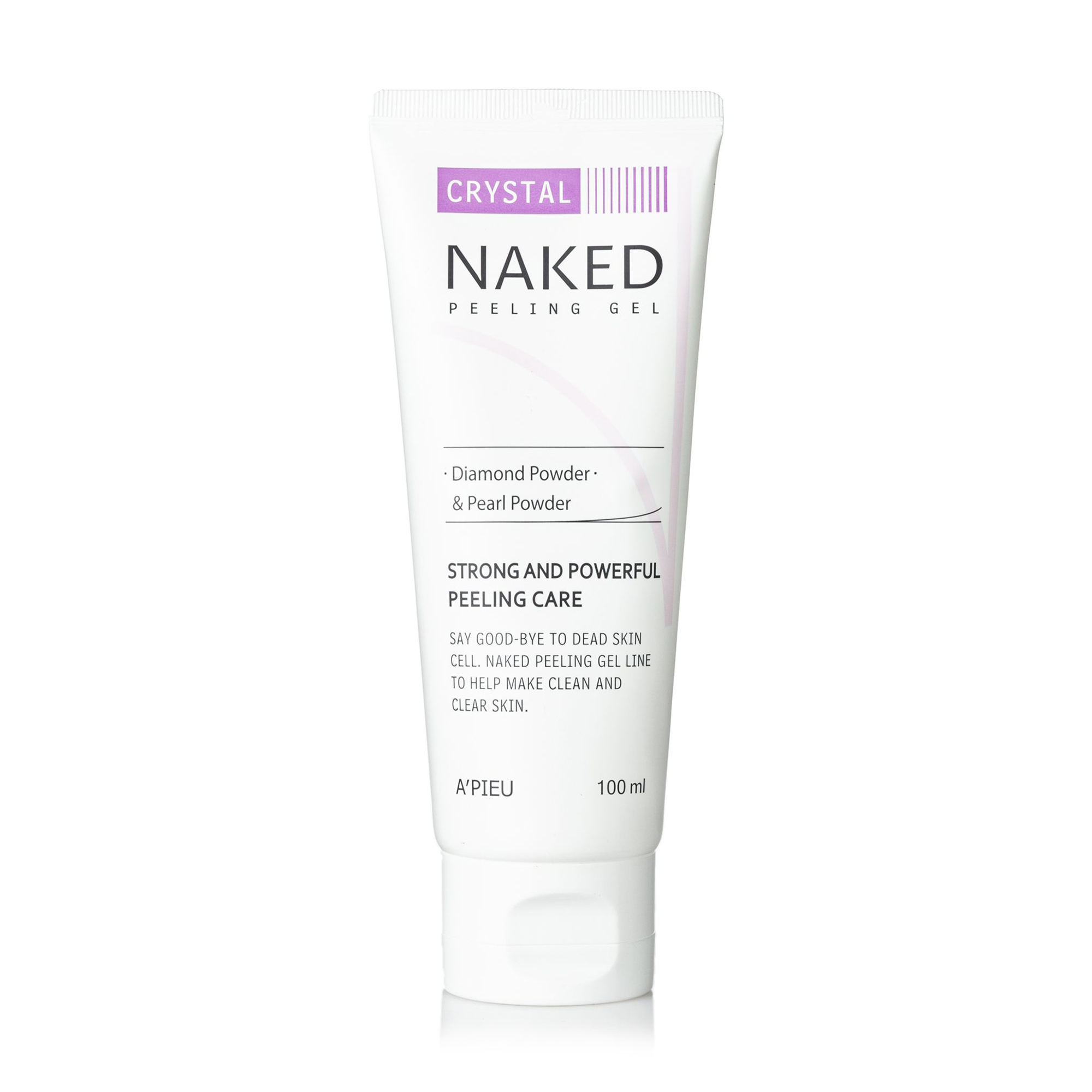 Інтенсивний пілінг гель для обличчя A'pieu Naked Peeling Gel Crystal з діамантовим порошком, 100 мл