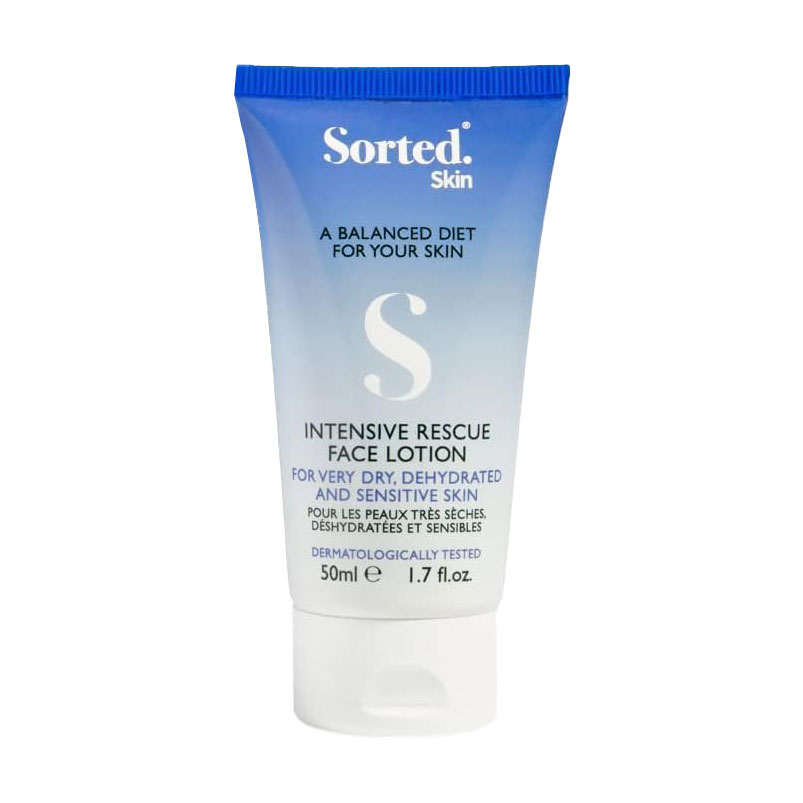 Інтенсивний відновлювальний лосьйон для обличчя Sorted Skin Intensive Rescue Face Lotion для дуже сухої, зневодненої та чутливої шкіри, 50 мл