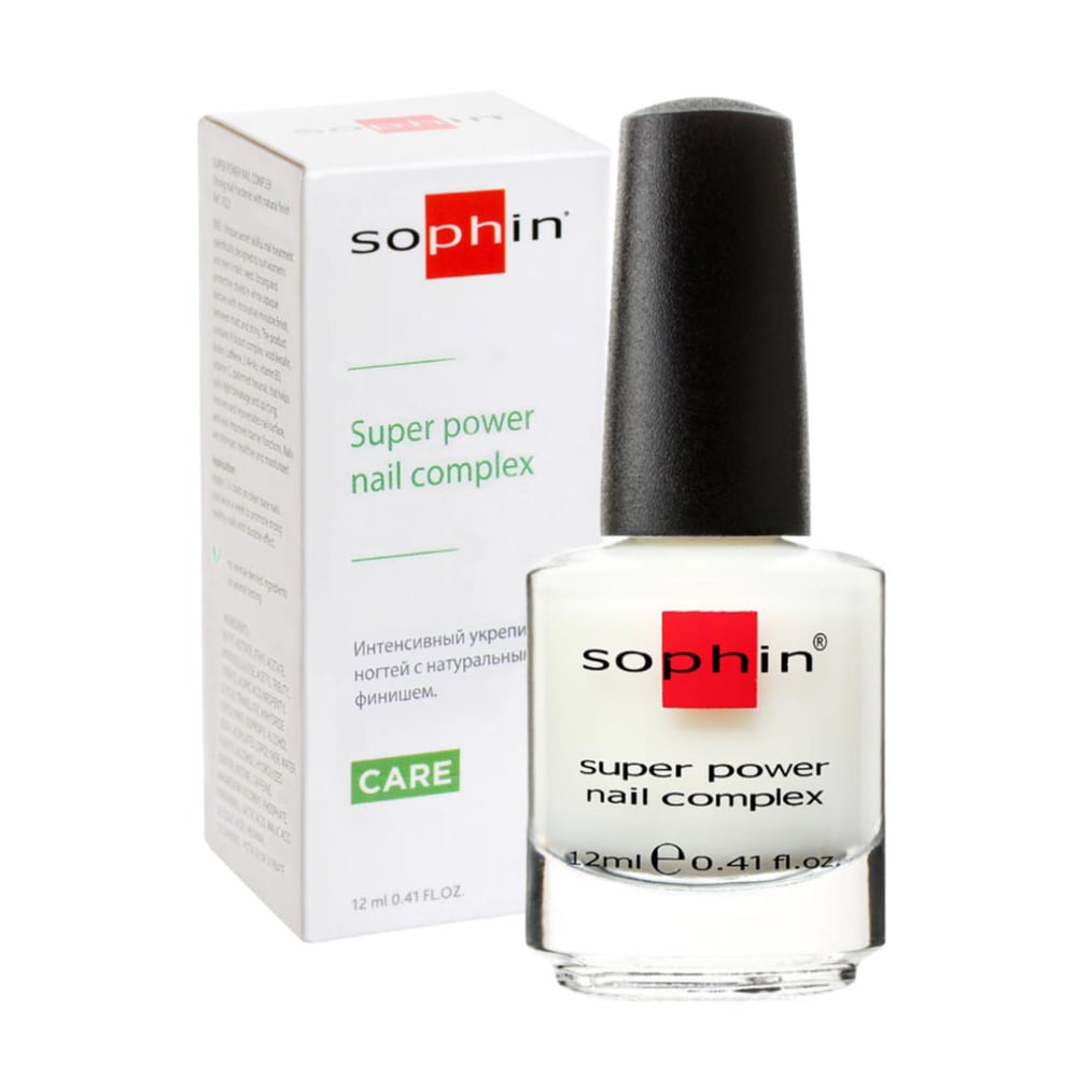 Інтенсивний зміцнювач нігтів з натуральним фінішем Sophin Super Power Nail Complex Care, 12 мл