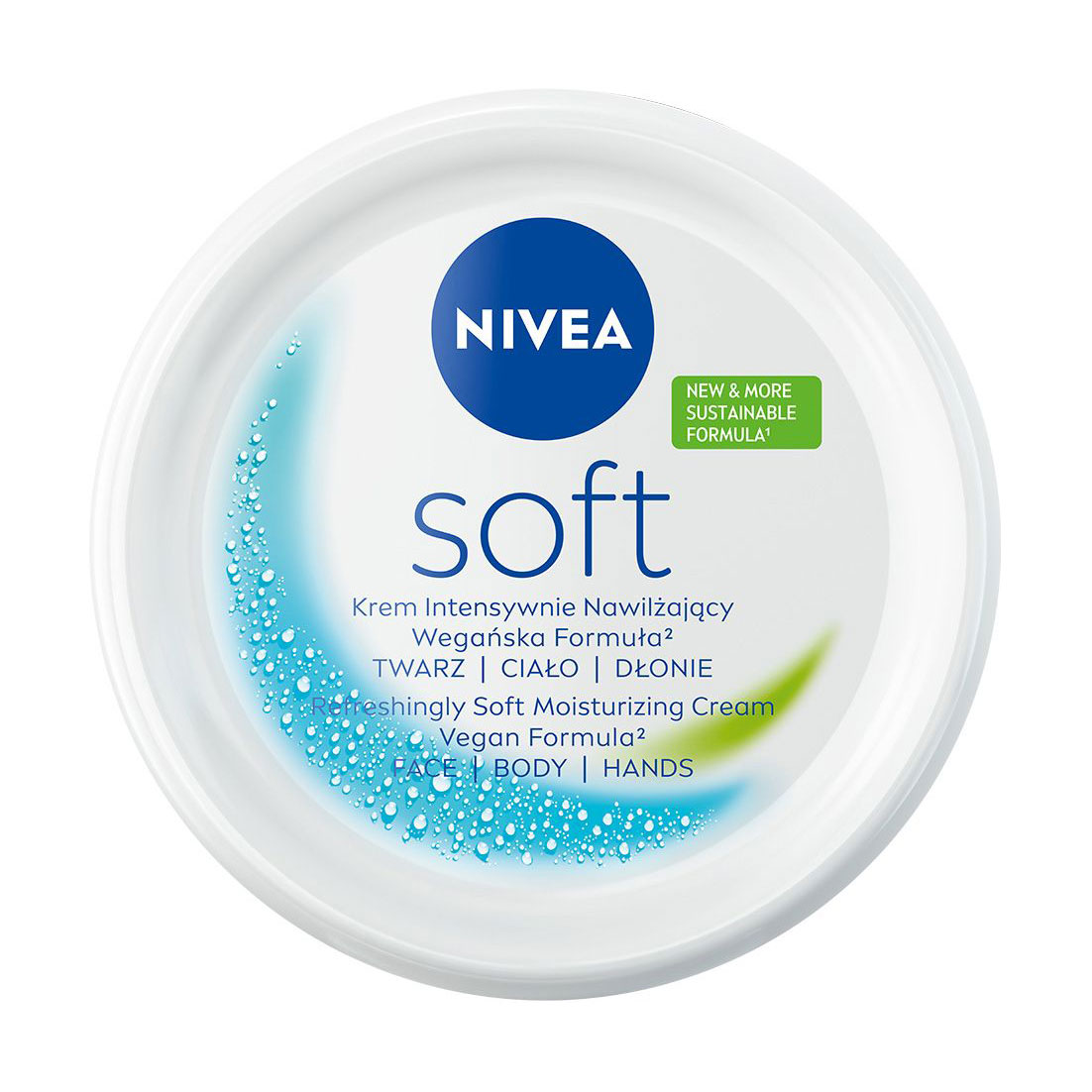 Інтенсивний зволожувальний крем NIVEA Soft для обличчя, рук та тіла, з олією жожоба та вітаміном Е, 300 мл