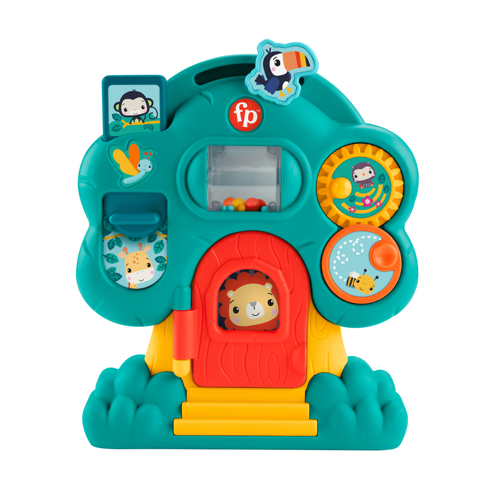 Інтерактивна дошка Fisher-Price Веселі тваринки, бірюзова, від 6 місяців (HXK32)