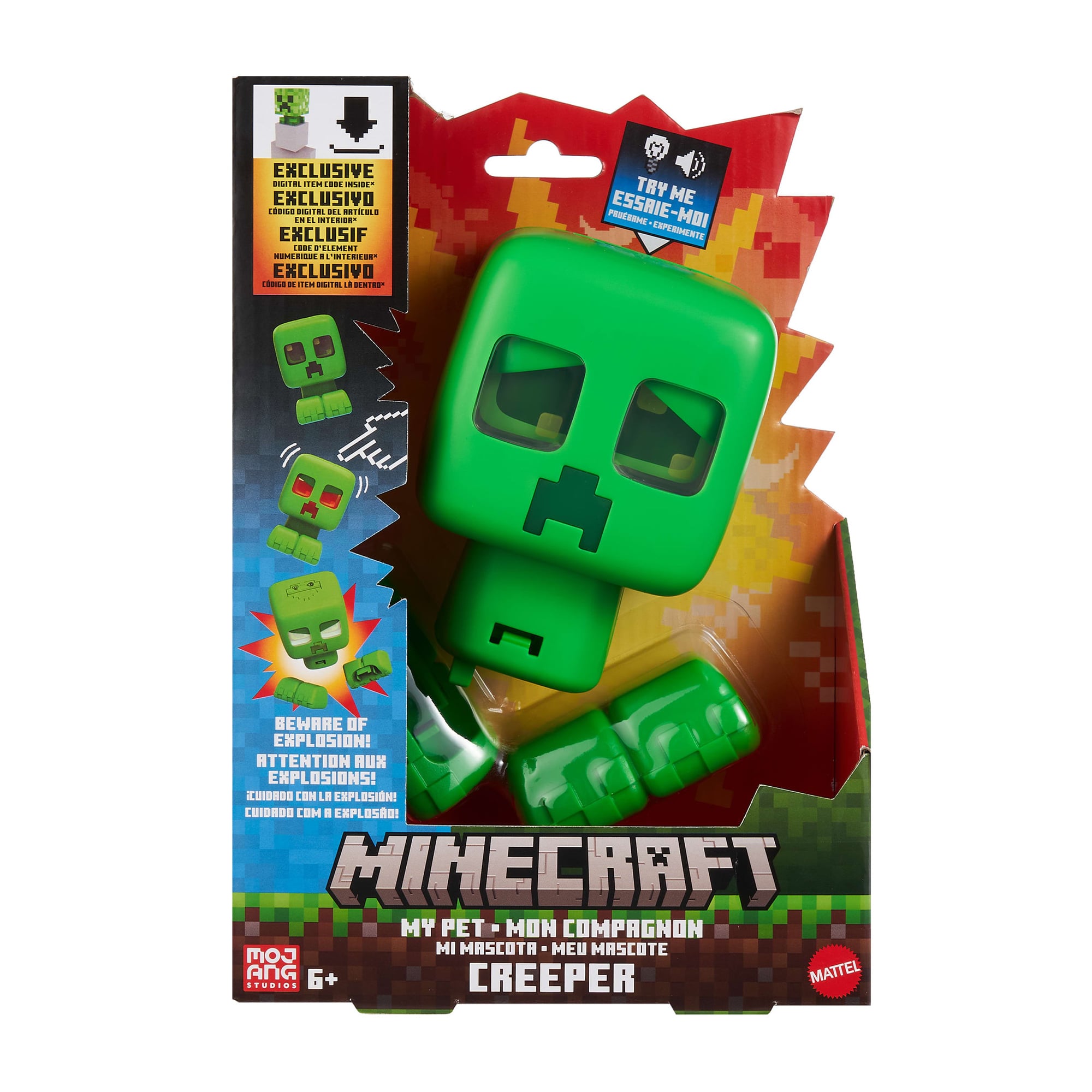 Інтерактивна фігурка Minecraft My Pet Creeper від 6 років (JGX49)