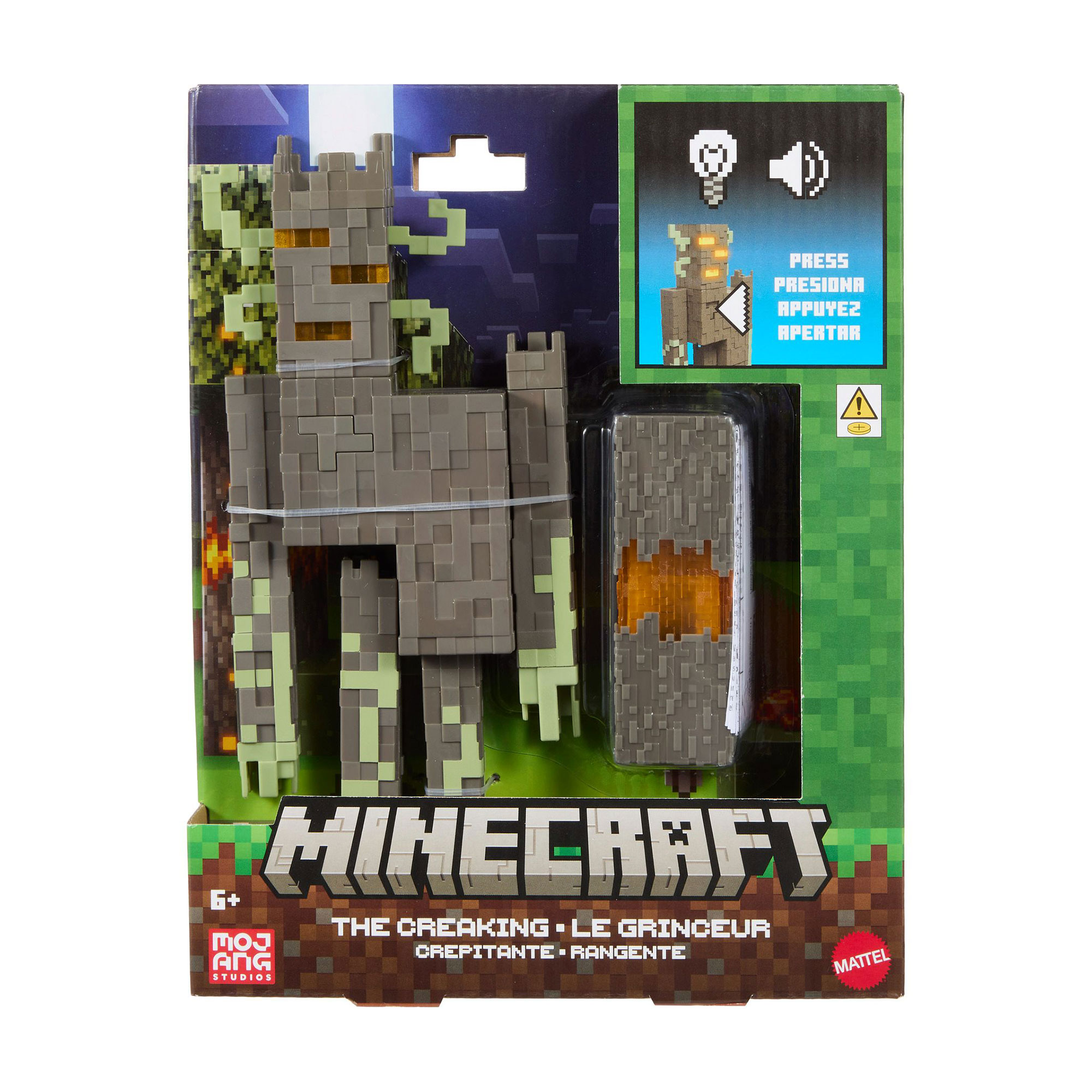 Інтерактивна фігурка Minecraft The Creaking зі світловими та звуковими ефектами, від 6 років (JKR45)