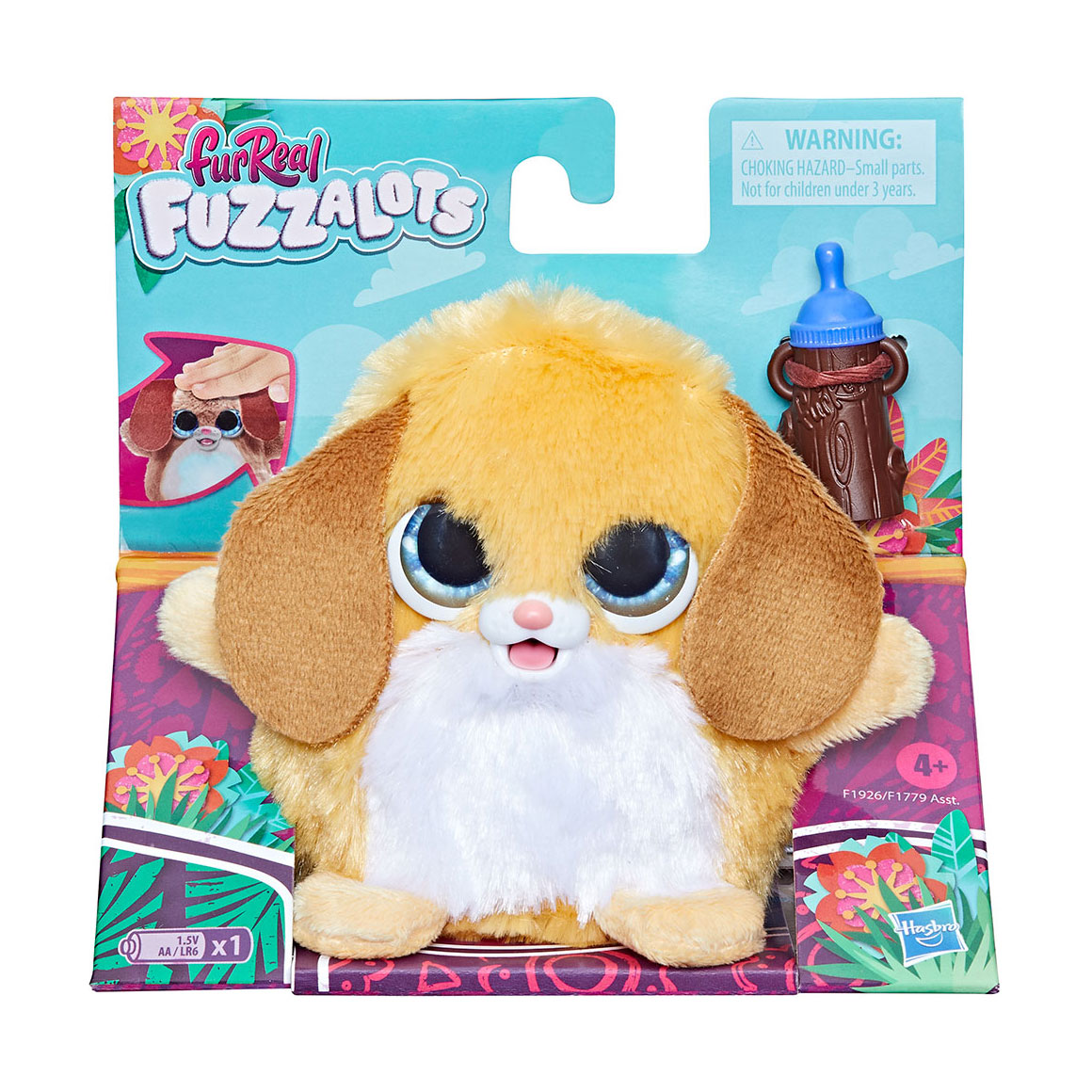 Інтерактивна іграшка Furreal серії Fuzz-A-Lots Цуценя, 7*13*12 см, від 4 років, 2 елементи (28066)