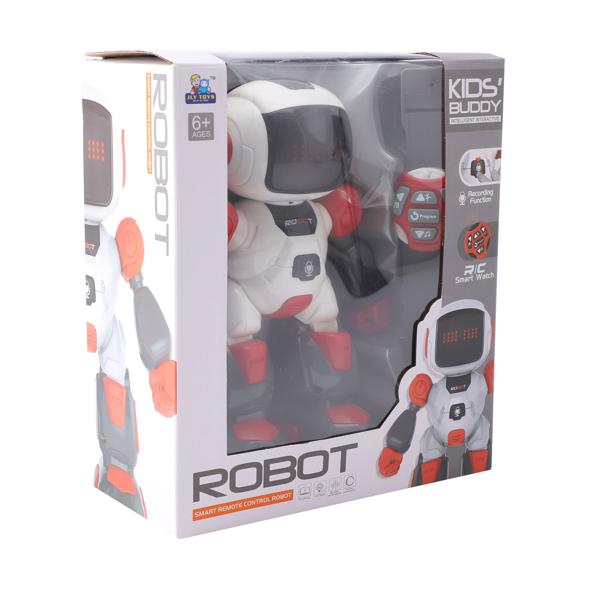 Інтерактивна іграшка робот Robot на радіокеруванні, з пультом, у вигляді годинника, від 6 років (7103222)