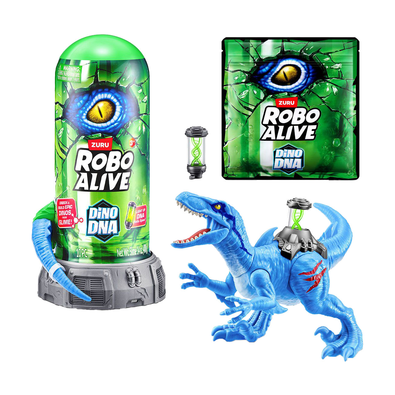 Інтерактивний ігровий набір Pets &amp; Robo Alive ДНК Велоцизавра, від 3 років, 10 елементів (71139B)