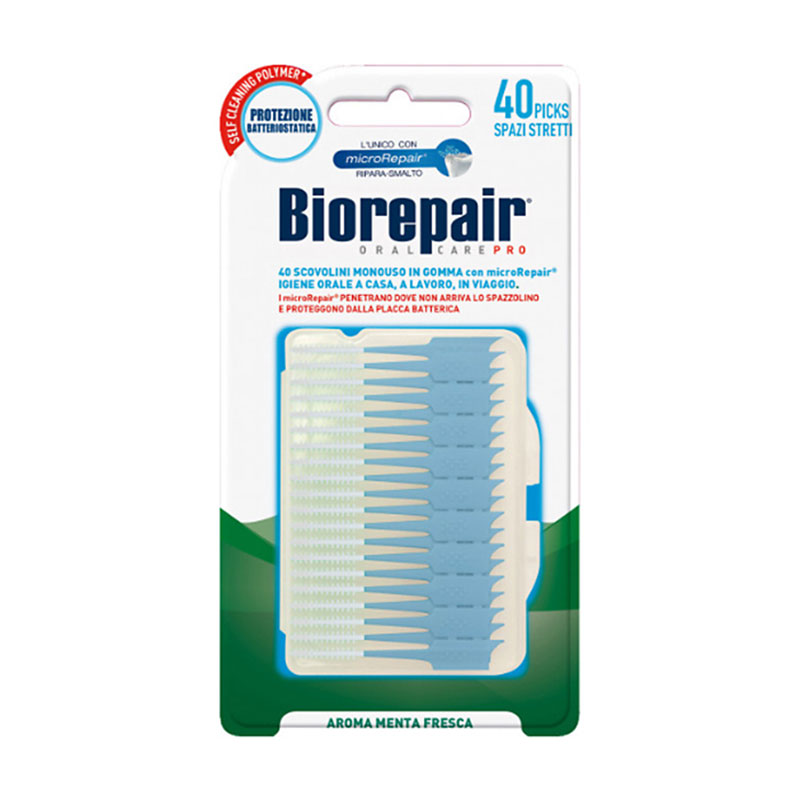 Інтердентальні силіконові зубочистки Biorepair Oral Care Pro розмір S, 40 шт