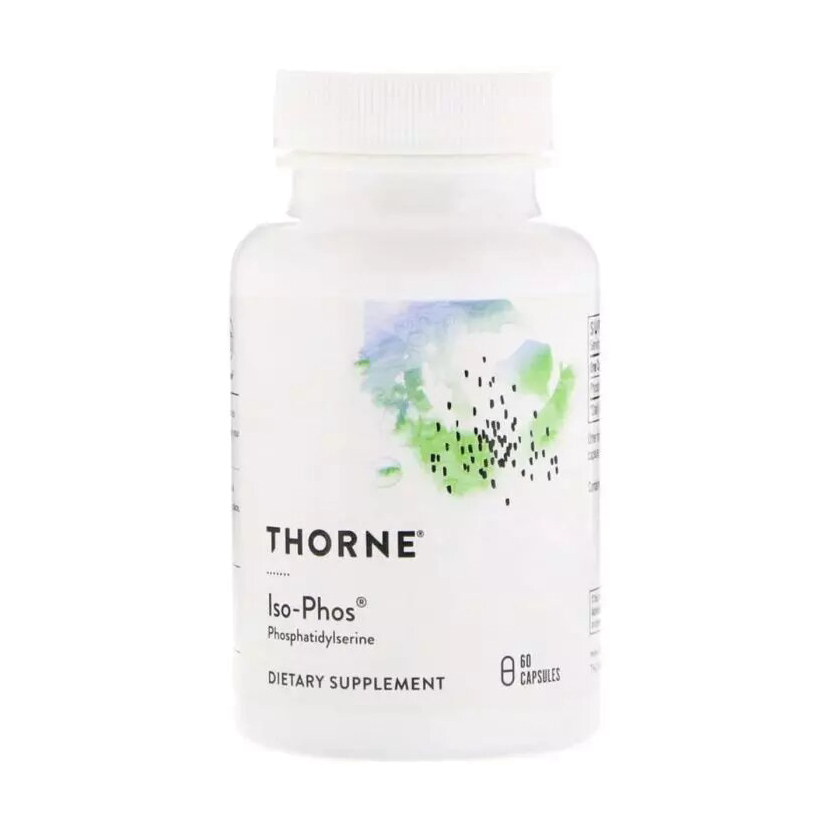 Ізолят фосфатидилсерину Thorne Iso-Phos Phosphatidylserine, 60 капсул