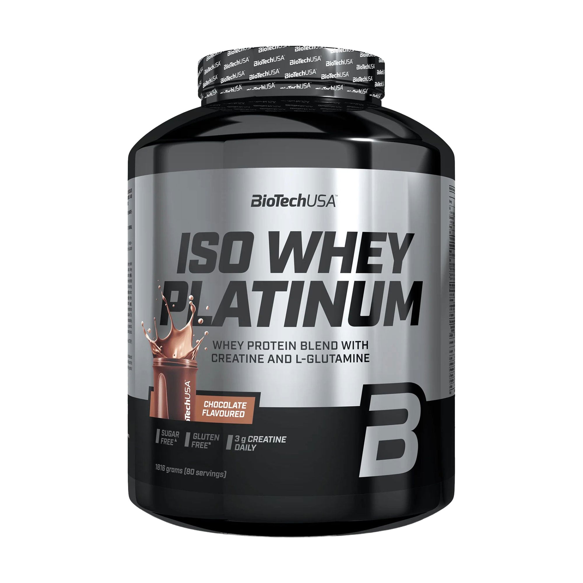 Ізолят протеїну BioTechUSA Iso Whey Platinum Шоколад, в порошку, 1.816 кг
