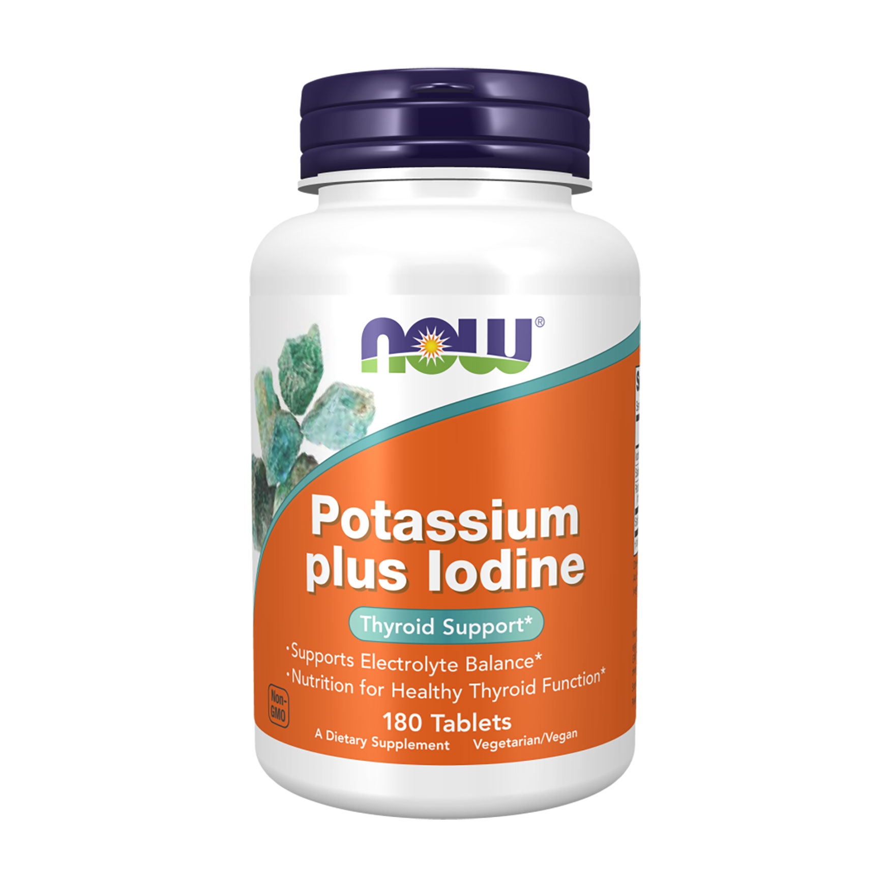 Калій йодид Now Foods Potassium Plus Iodine, 180 таблеток