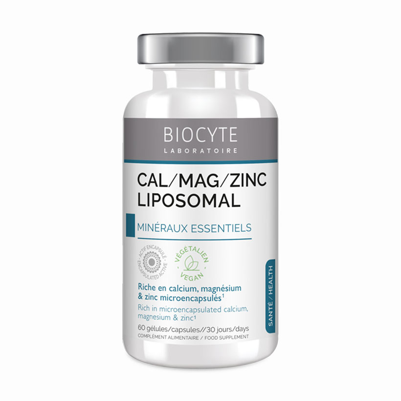 Кальцій, магній та цинк Biocytе Cal/Mag/Zinc Liposomal, 60 капсул