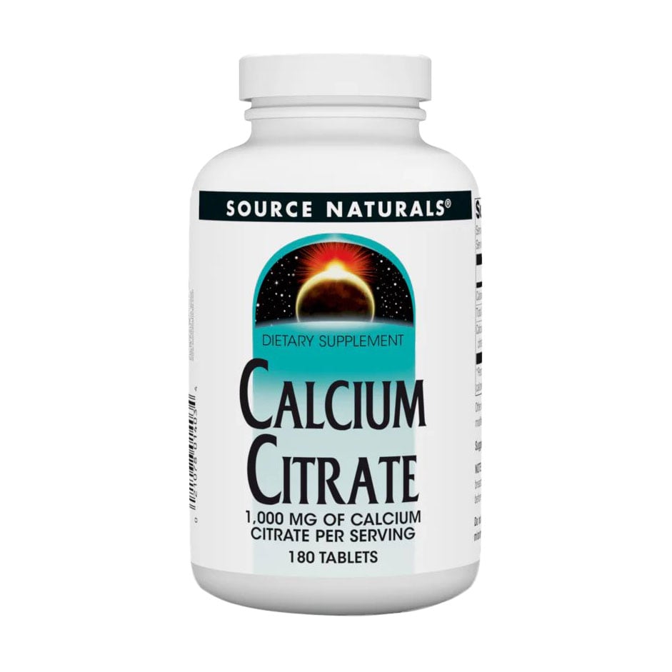 Кальцій цитрат Source Naturals Calcium Citrate, 1000 мг, 180 таблеток