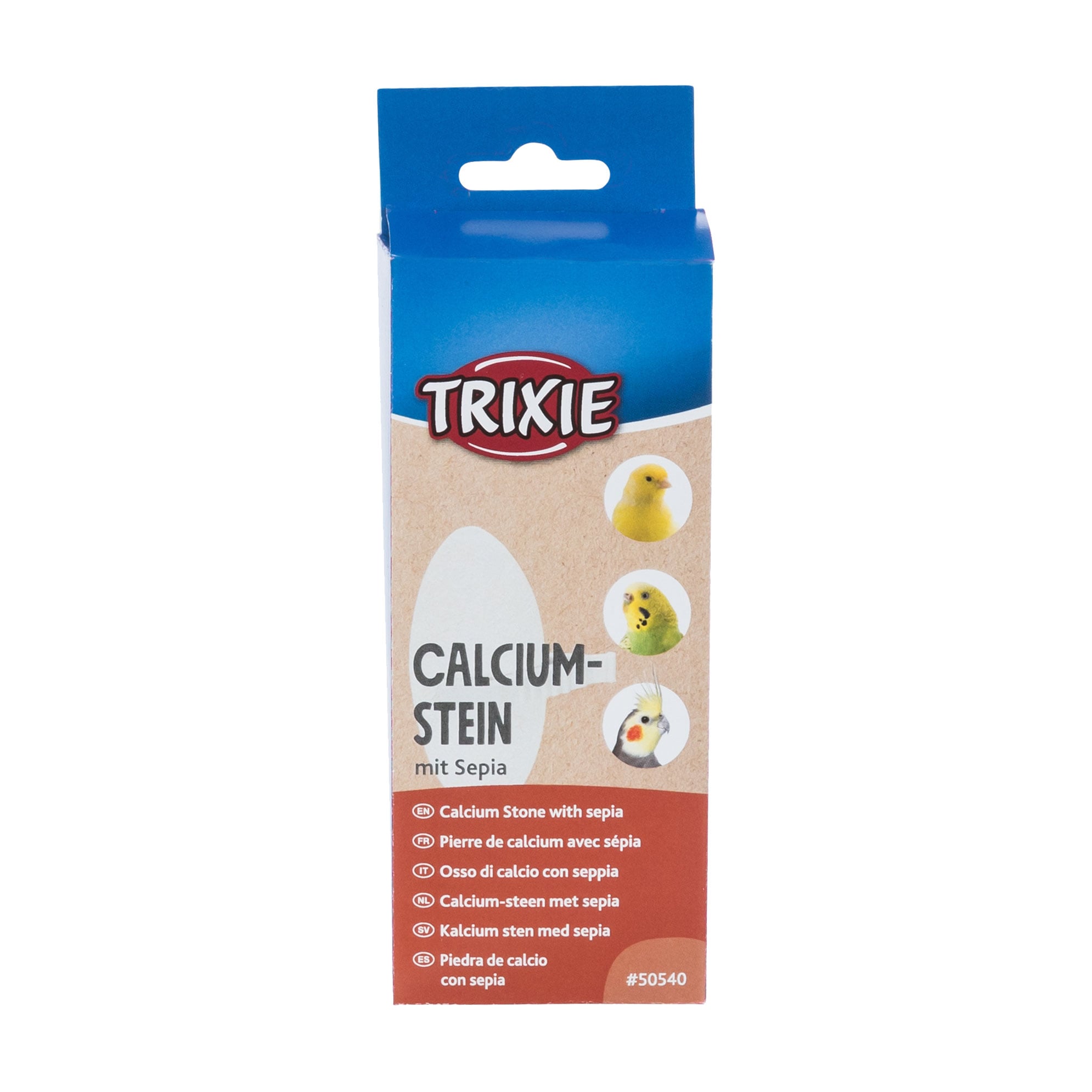 Кальцієвий камінь для птахів Trixie з сепією, 11 см, 40 г