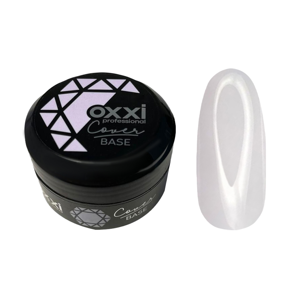 Камуфлювальна база-коректор для гель-лаку Oxxi Professional Cover Base 17 Світла бузкова, 30 мл