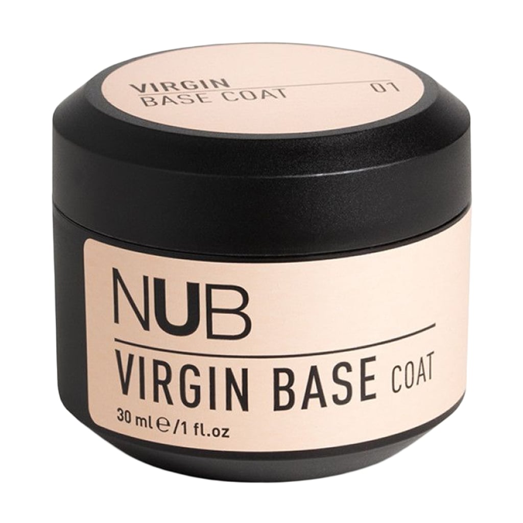 Камуфлювальна каучукова база для гель-лаку NUB Virgin Base Coat 11 Блідий бежево-молочний, 30 мл