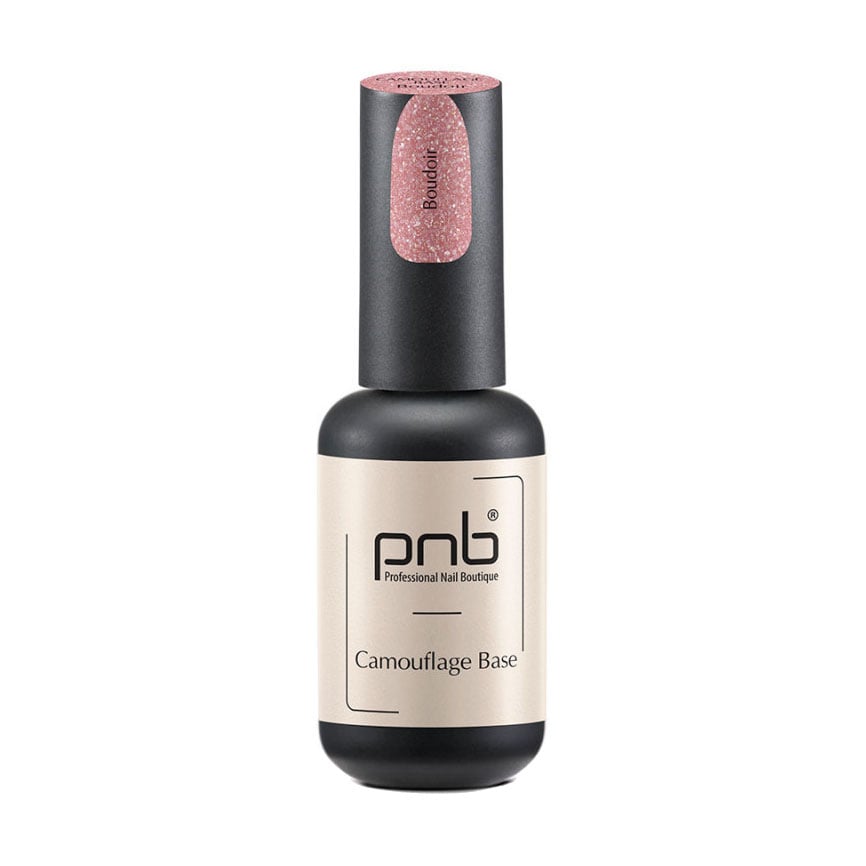 Камуфлювальна каучукова база для гель-лаку PNB UV/LED Camouflage Base Boudoir, 8 мл
