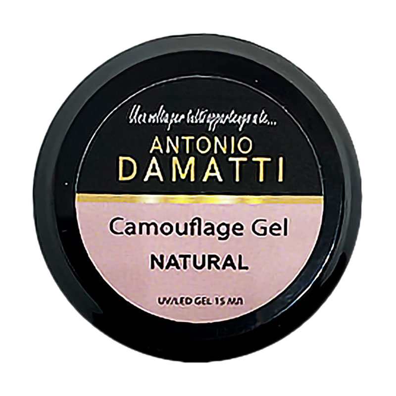 Камуфлювальний гель для нігтів Antonio Damatti Camouflage Gel Natural, 15 мл