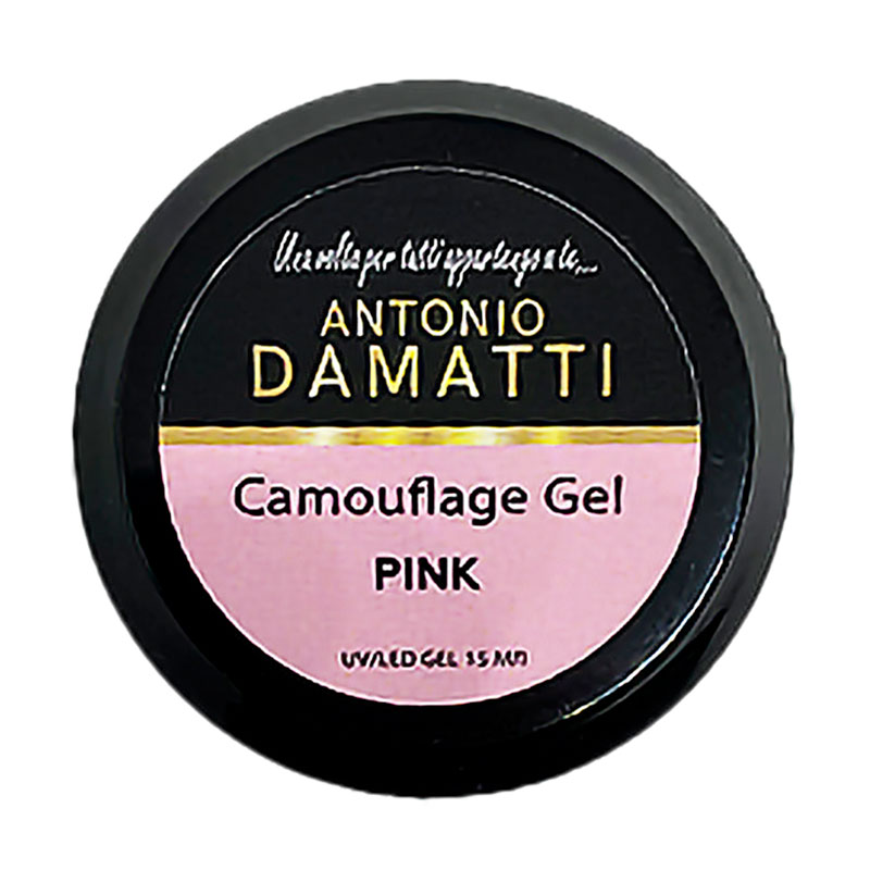 Камуфлювальний гель для нігтів Antonio Damatti Camouflage Gel Pink, 15 мл