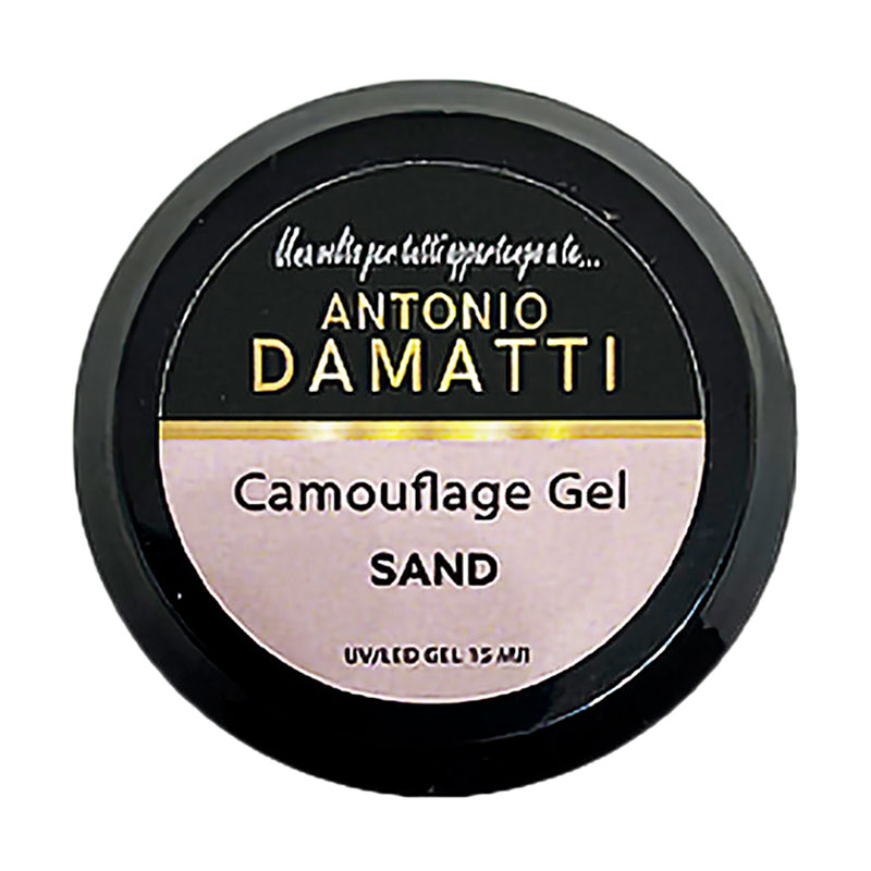 Камуфлювальний гель для нігтів Antonio Damatti Camouflage Gel Sand, 15 мл