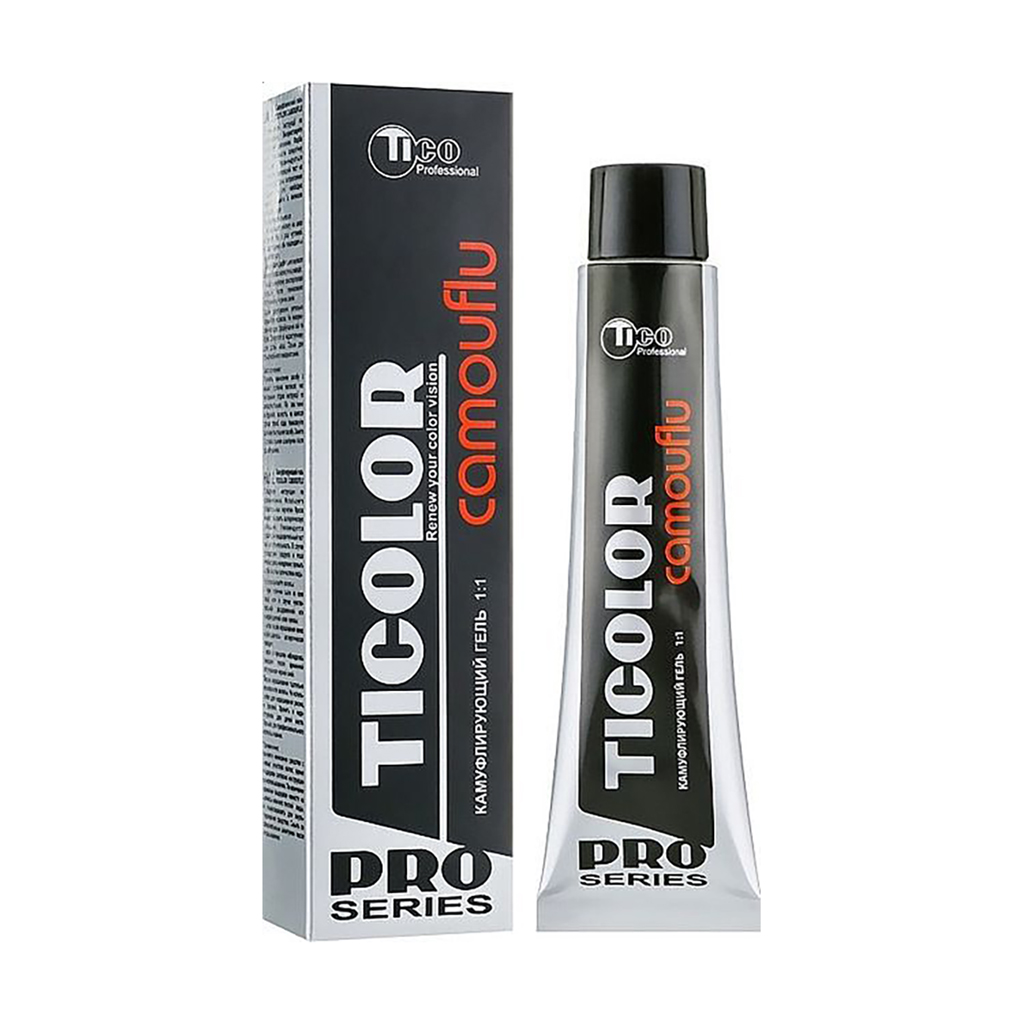 Камуфлювальний гель для зафарбовування сивини Tico Professional Ticolor Camouflu, Dark Blonde, 100 мл