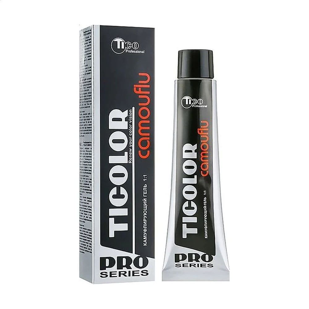 Камуфлювальний гель для зафарбовування сивини TICO Professional Ticolor Camouflu, Graphite, 100 мл