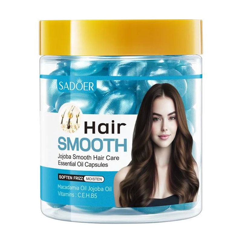 Капсули для волосся Sadoer Hair Smooth Jojoba Smooth Hair Care Essential Oil Capsules, 60*1 мл