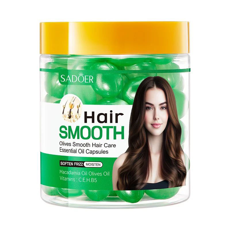 Капсули для волосся Sadoer Hair Smooth Olives Smooth Hair Care Essential Oil Capsules, 60*1 мл