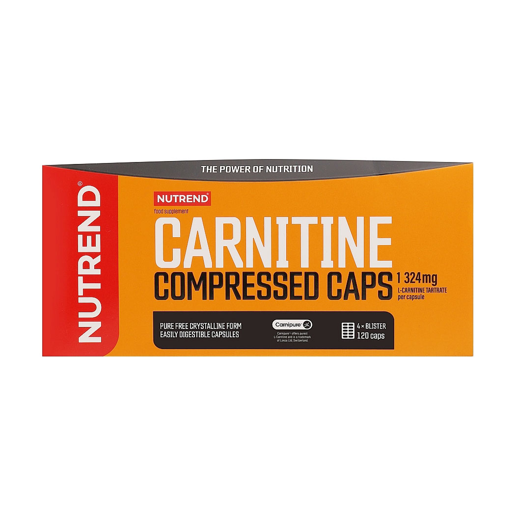 Карнітин Nutrend Carnitine 1324 мг, 120 капсул