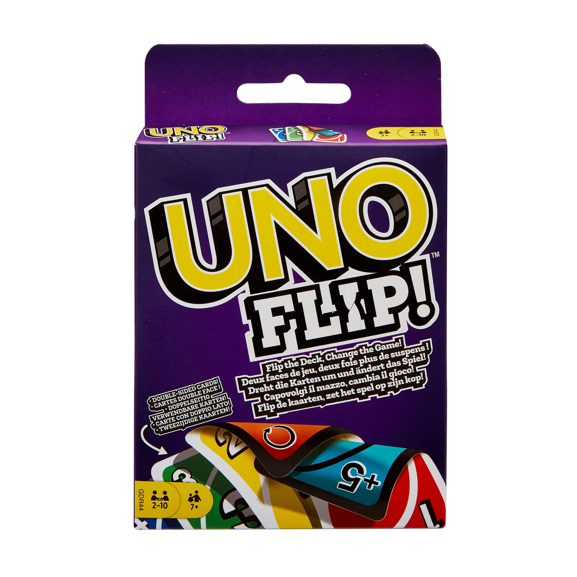 Карткова гра Mattel Games Uno Подвійна гра, від 7 років, 112 карток, 9*2*14.4 см (GDR44)